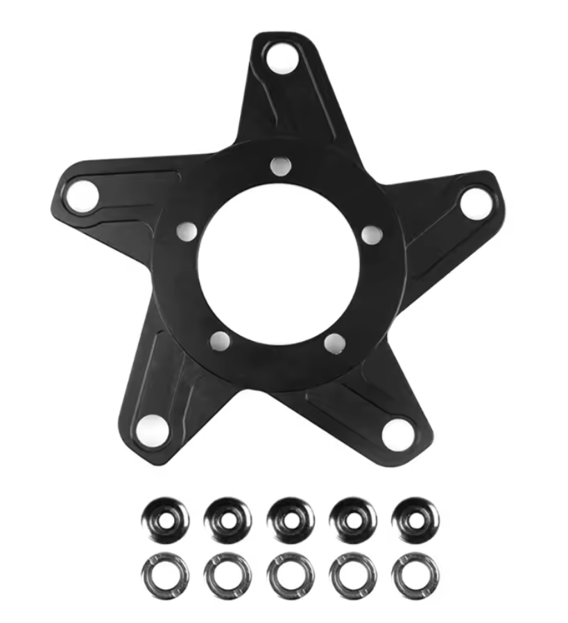 Bafang BBS01 BBS02 Motor Chain Ring Adapter 104BCD 130BCD