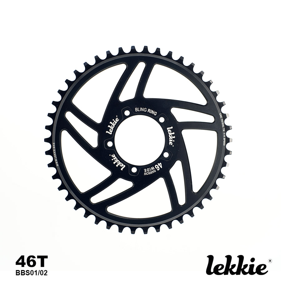 Bafang steel offset chainring upgrade for BBS01 and BBS02 mid-drive motors