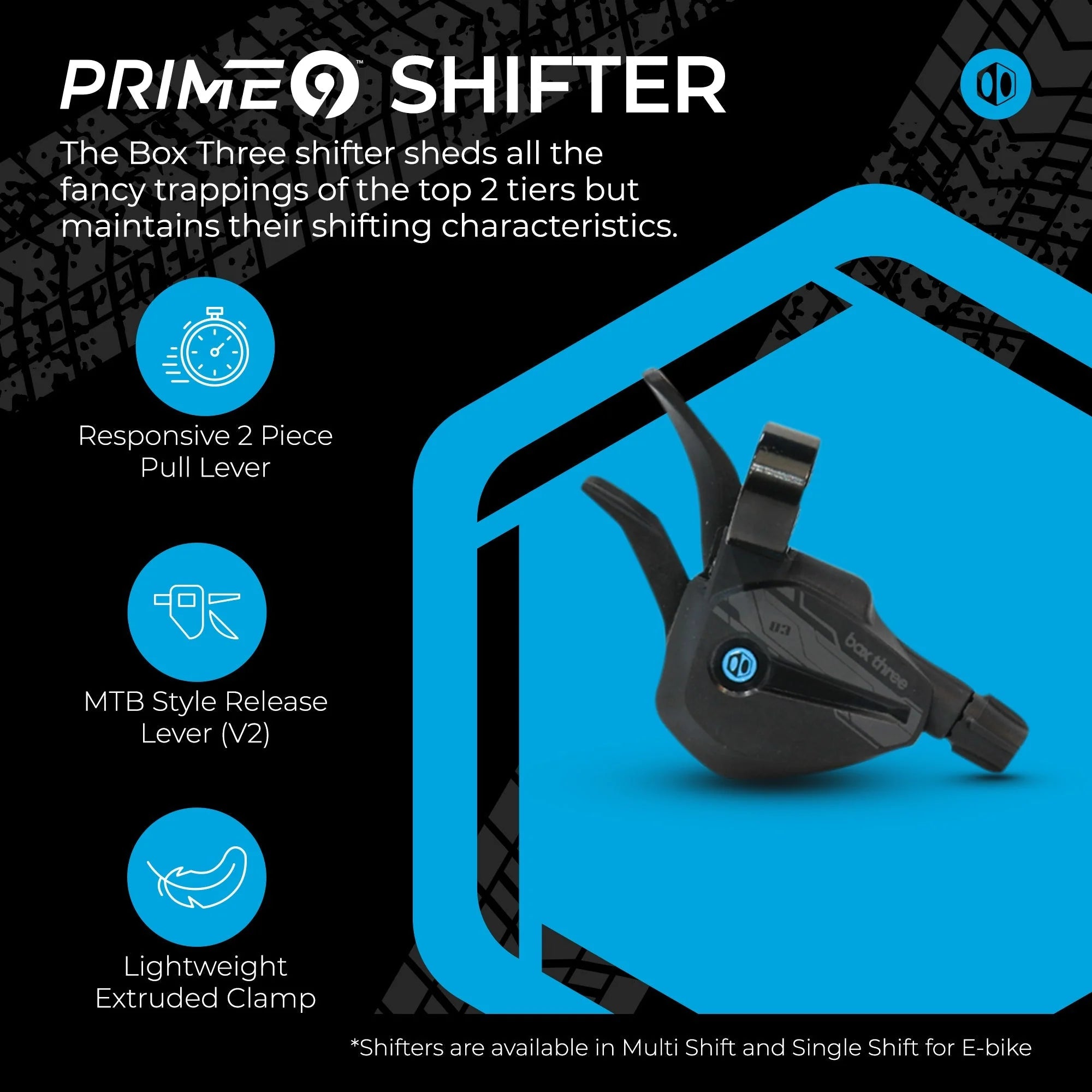 Box Three Prime 9™ Groupset – 9 Speed