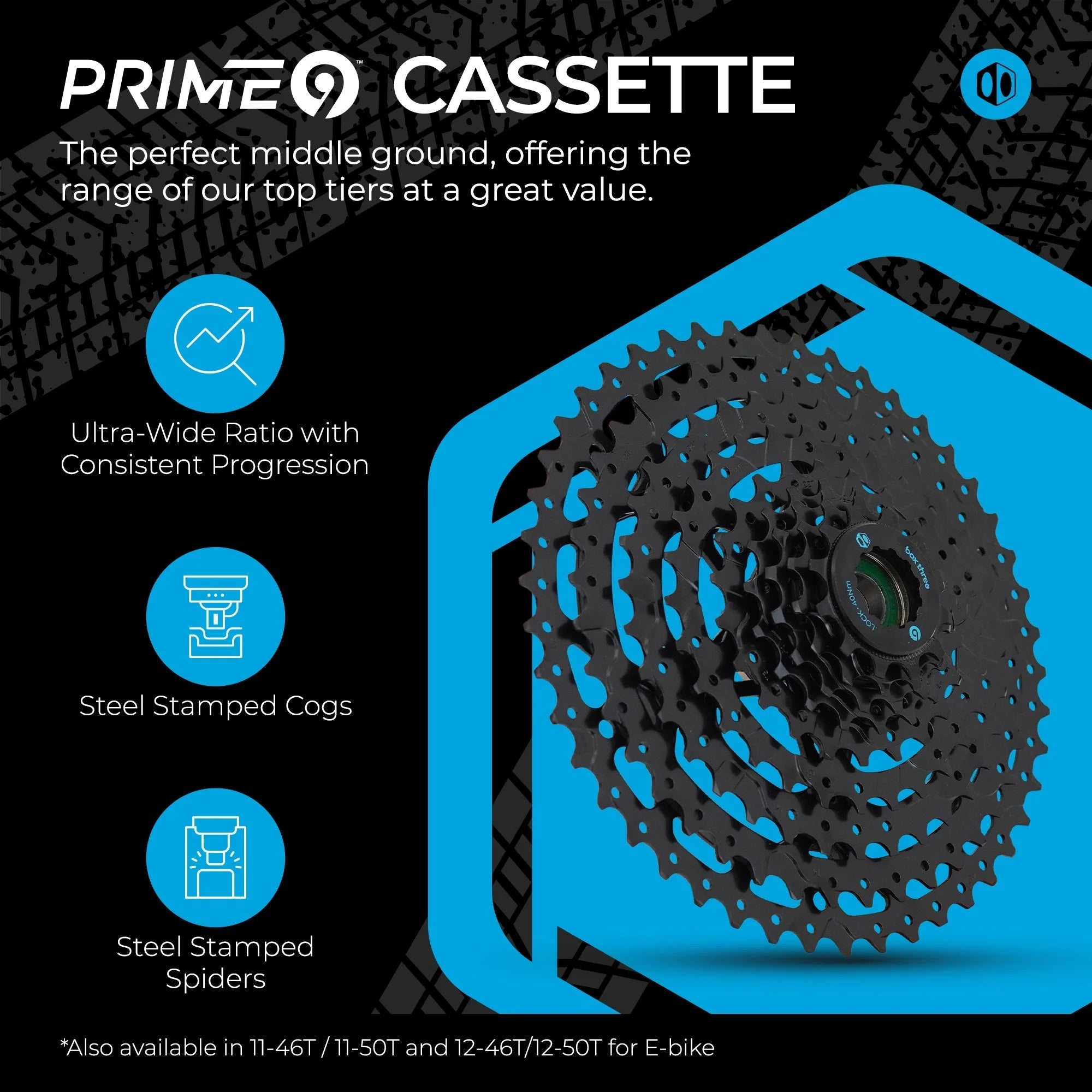 Box Three Prime 9™ Groupset – 9 Speed